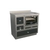 Cuisinières à bois RE 90 Epoka avec four Finition : Epoka P44