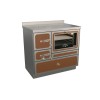 Cuisinières à bois RE 90 Epoka avec four Finition : Epoka P59