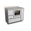 Cuisinières à bois RE 100 Variant avec four 