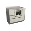 Cuisinières à bois RE 100 Variant avec four Finition : Variant Sable