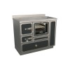 Cuisinières à bois RE 100 Epoka avec four Finition : Epoka P56