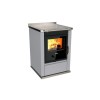 Cuisinières à bois S 60 Classica sans four Finition : Classica Argent Métalisé