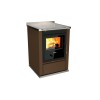 Cuisinières à bois S 60 Classica sans four Finition : Classica Bronze Métalisé