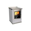 Cuisinières à bois S 60 Moderna sans four Finition : Moderna Blanc