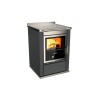 Cuisinières à bois S 60 Moderna sans four Finition : Moderna Anthracite