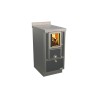 Cuisinières à bois RVE 40 sans four Finition : Standard Noir