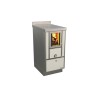 Cuisinières à bois RVE 40 sans four Variant Finition : Variant Sable