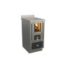 Cuisinières à bois RVE 40 sans four Epoka Finition : Epoka P44