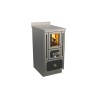 Cuisinières à bois RVE 40 sans four Epoka Finition : Epoka P46