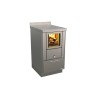 Cuisinières à bois RVE 45 sans four Finition : Inox