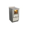 Cuisinières à bois RVE 45 sans four Variant Finition : Variant Sable
