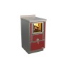Cuisinières à bois RVE 45 sans four Variant Finition : Variant Rouge