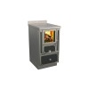 Cuisinières à bois RVE 45 sans four Epoka Finition : Epoka P14