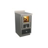 Cuisinières à bois RVE 45 sans four Epoka Finition : Epoka P44