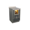 Cuisinières à bois RVE 50 sans four Variant Finition : Variant Anthracit