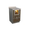 Cuisinières à bois RVE 50 sans four Variant Finition : Variant Bronze Métalisé