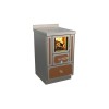 Cuisinières à bois RVE 50 sans four Epoka Finition : Epoka P59