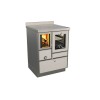 Cuisinières à bois RVE 60 avec four Variant Finition : Variant Perle Métalisé
