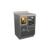 Cuisinières à bois RVE 60 avec four Variant Finition : Variant Anthracit