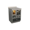 Cuisinières à bois RVE 60 avec four Epoka Finition : Epoka P44
