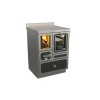 Cuisinières à bois RVE 60 avec four Epoka Finition : Epoka P46
