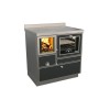 Cuisinières à bois RVE 80 avec four Variant Finition : Variant Noir