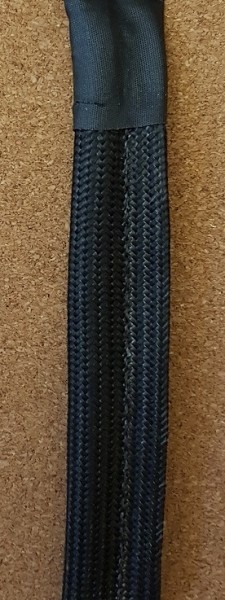 Joints plats latéraux - Glass-Fibre Profile Gasket with double seam S8/B18mm-dark grey - FD 3276DA - 341 414 000 003