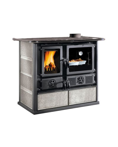 Cuisinière à bois ROSA 5.0 Pierre naturelle