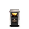 Cuisinière à bois ML 60 Rustik Finition : Rustik Rouge (faîence)