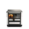 Cuisinière à bois  L 90 Rustik Finition : Rustik Blanc (faîence)