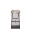 Cuisinières à bois RE 50  Variant sans four Finition : Variant Créme