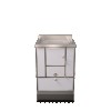 Cuisinières à bois RI 60 sans four Finition : Standard Noir