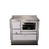 Cuisinières à bois RI 100 avec four Variant Finition : Variant Noir