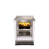 Cuisinières à bois MZ 70 Finition : Standard Noir