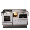 Cuisinières à bois RVE 150 Epoka combi avec four Finition : Epoka P14