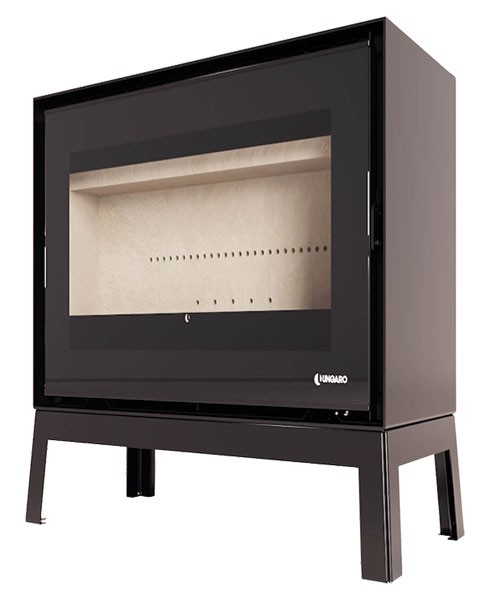 Poêle à bois LORIUM 65 FREE IXLP grandes bûches de 50 cm