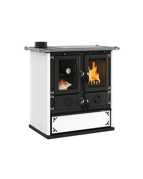 Cuisinière à bois Rosetta sinistra 5.0 Steel