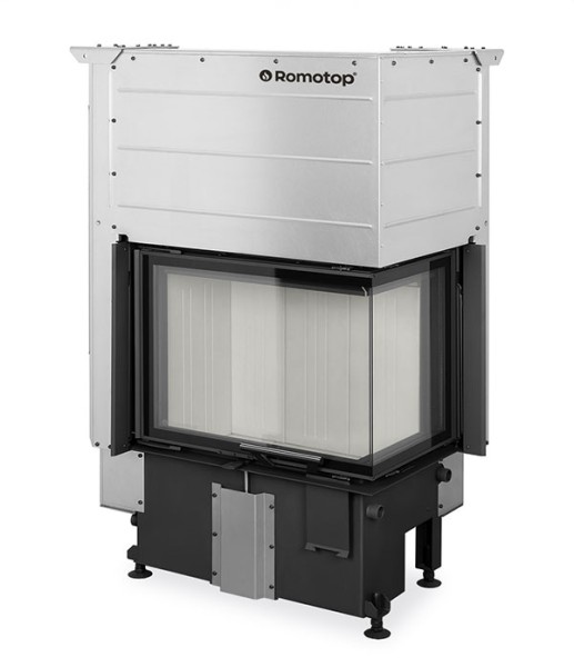 Foyer en béton gris clair - porte relevable IMPRESSION R 3G L 63.51.38.14 - angle à droite