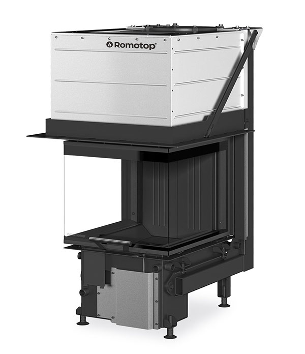 Foyer en béton noir élégant - porte relevable IMPRESSION U 3G L 55.51.55.26 k1