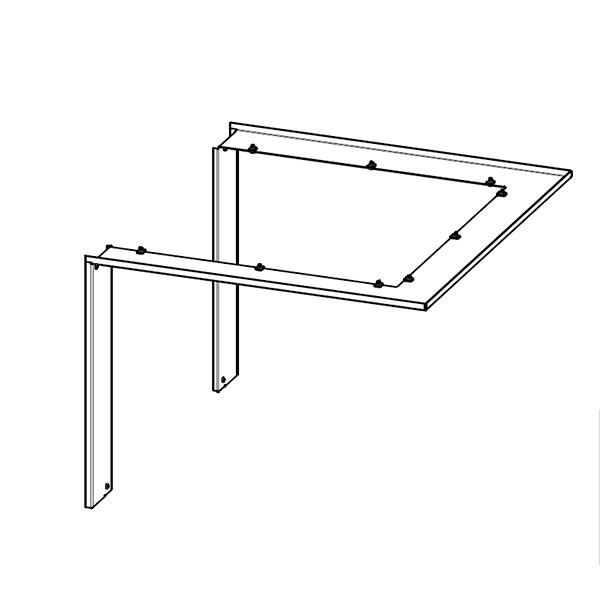 Cadre pour foyer de cheminée IU3LG RAM 11