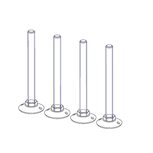 Pieds réglables de 190mm H2 NOHY 190