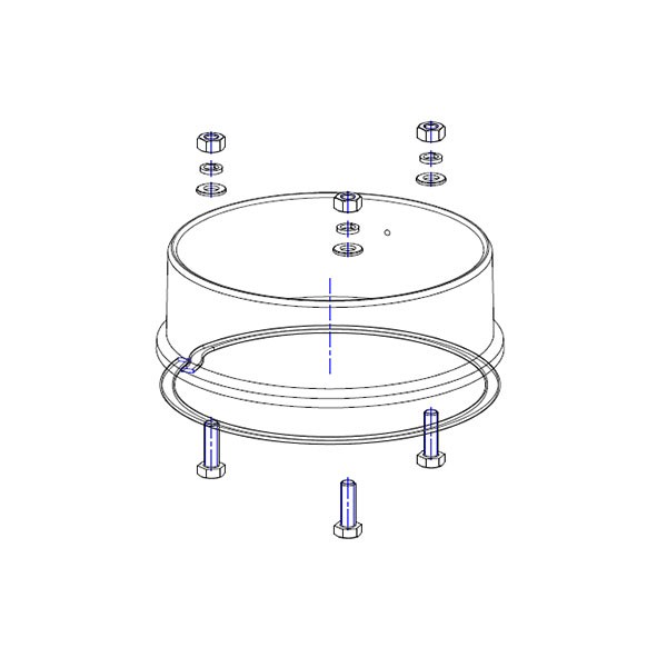 Sortie de fumée de 180mm HRDLO 180