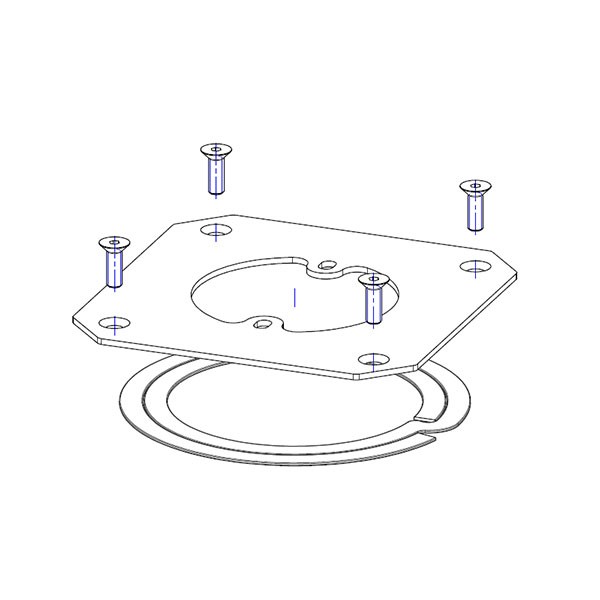Bloc supplémentaires pour équilibrage de la porte I3 ZAVAZI 01