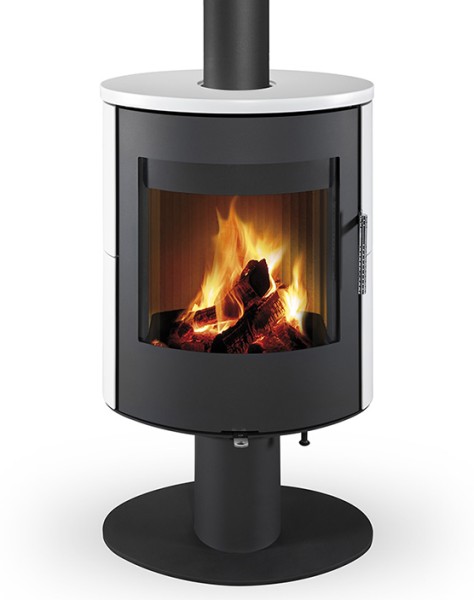 OVALIS T | Poêle pivotant pour une vision parfaite du feu