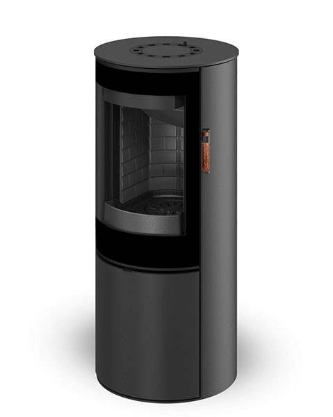 Poêle à bois moderne VULSINI SE BLACK EDITION