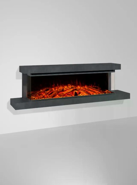 Cheminée électrique LUMEN 1600 avec cadre