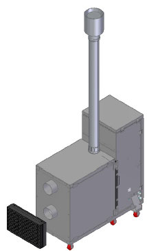 Filtre de purification de l'air ambiant pour TURBOPELLET