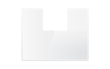 Plaque de sol en verre de 6 mm pour poêle à bois PELEE