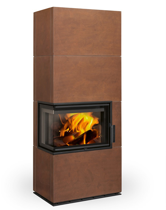 Poêle cheminée à bois SOLID L