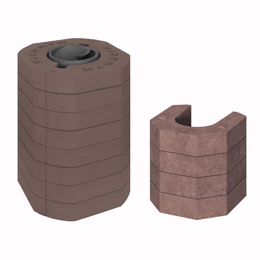 Illustration des deux configurations du système MAMMOTH : accumulation en spirale et en U pour la récupération de chaleur des fumées